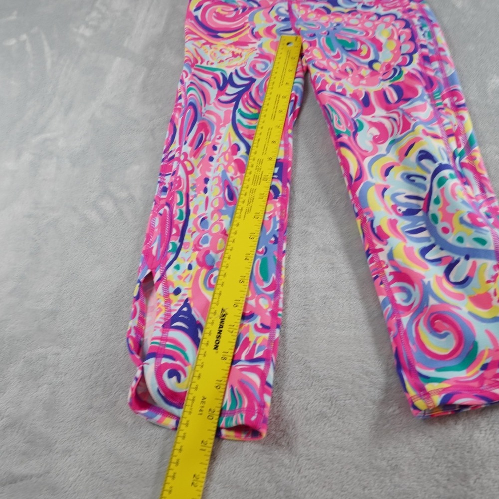 Lilly Pulitzer Luxletic Capri Leggings Multicolor Size XS Preppy Resort Colorful - Picture 5 of 13